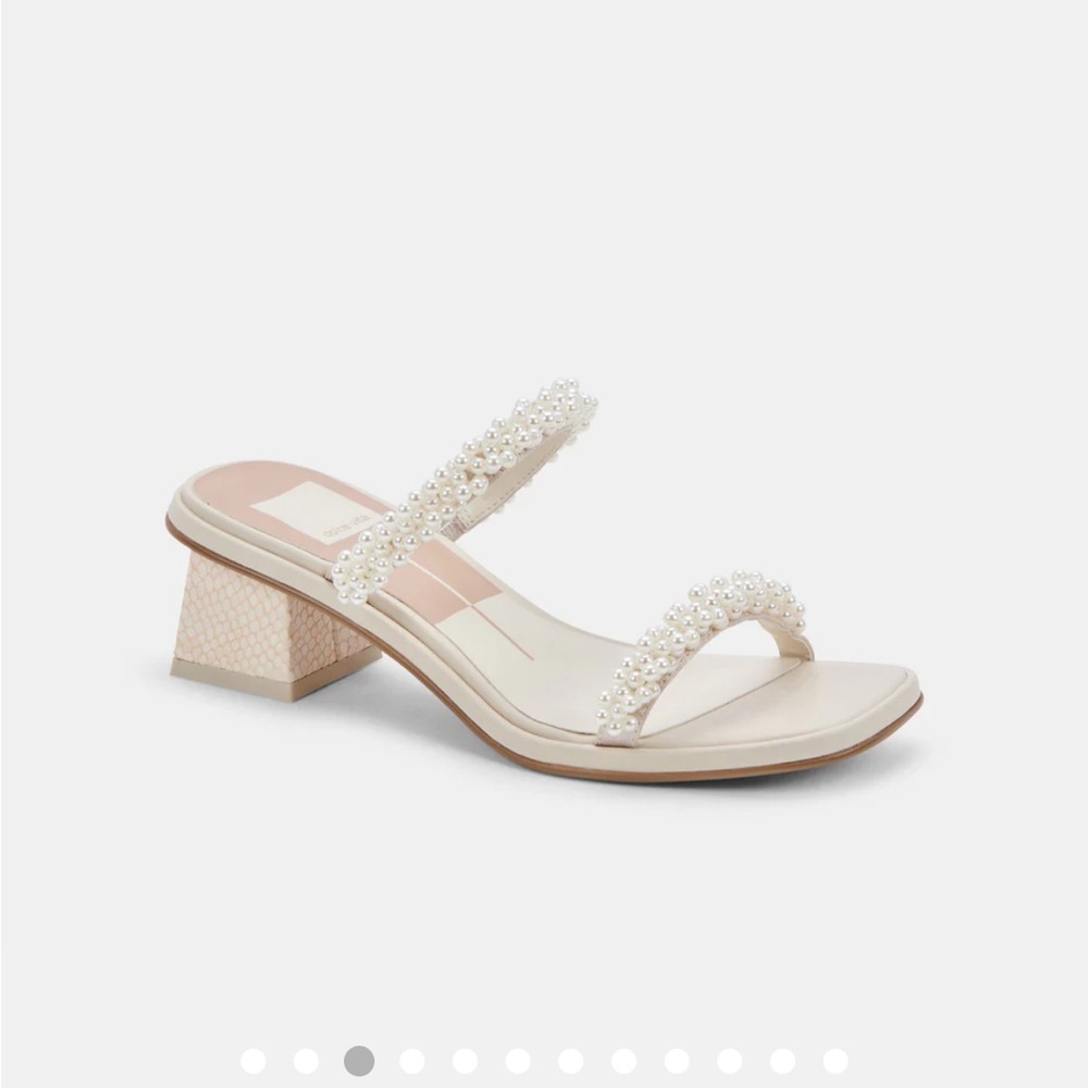 Dolce Vita River Pearl Heels - Vanilla Pearls